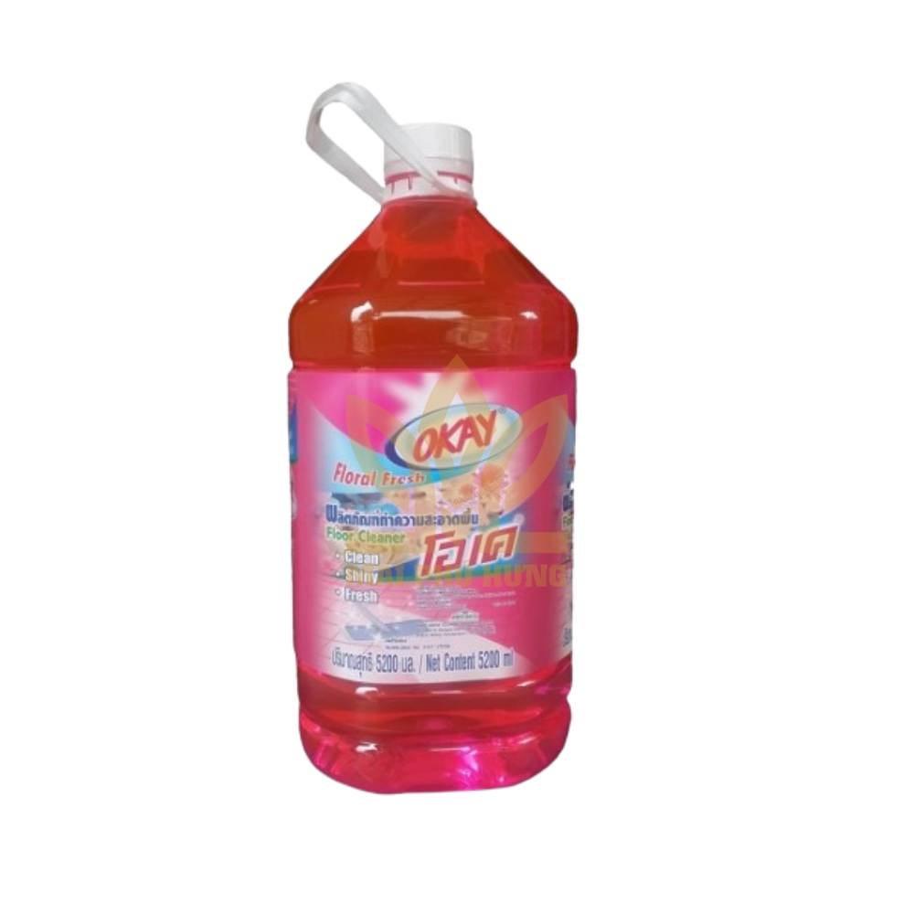 Nước lau sàn Okay Floral Fresh can 5 lít 14 Nước lau sàn Okay Floral Fresh can 5 lít